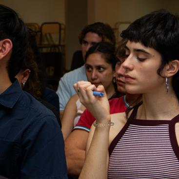 Estudiantes en Puan
