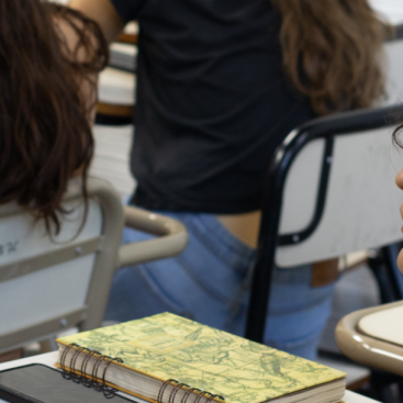 Estudiantes en Puan.