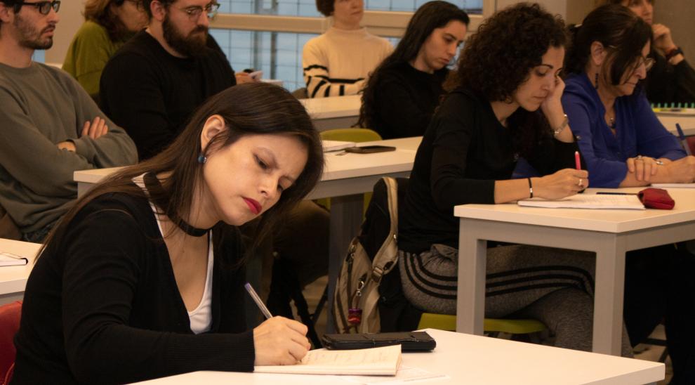 Estudiantes en Puan.