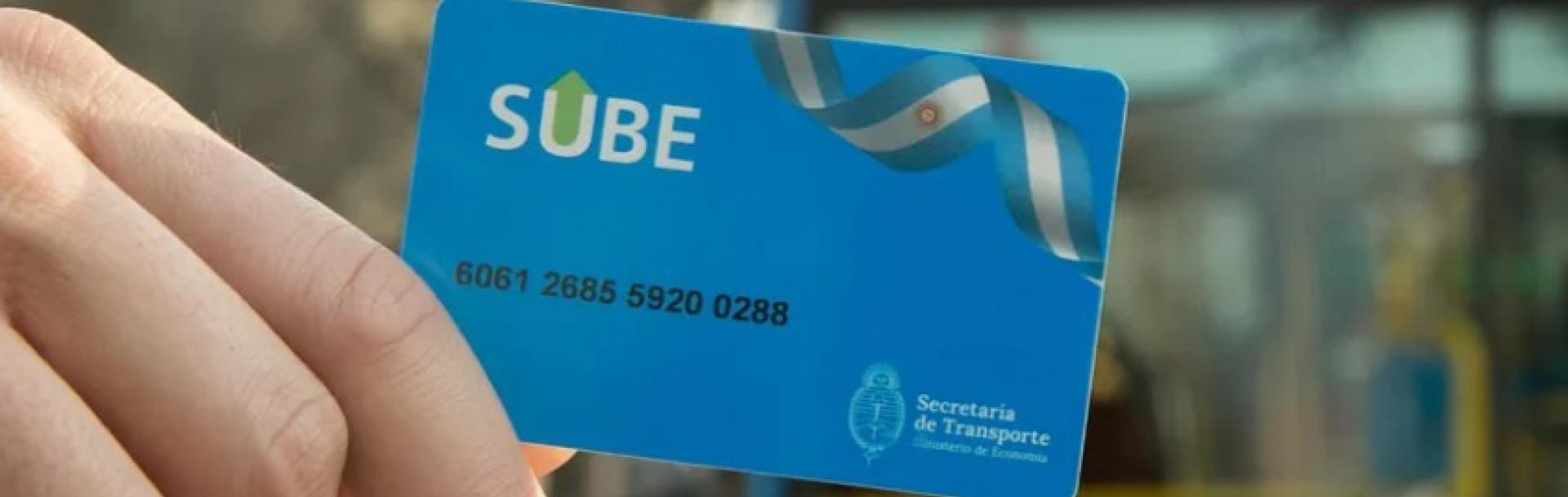 Tarjeta SUBE.