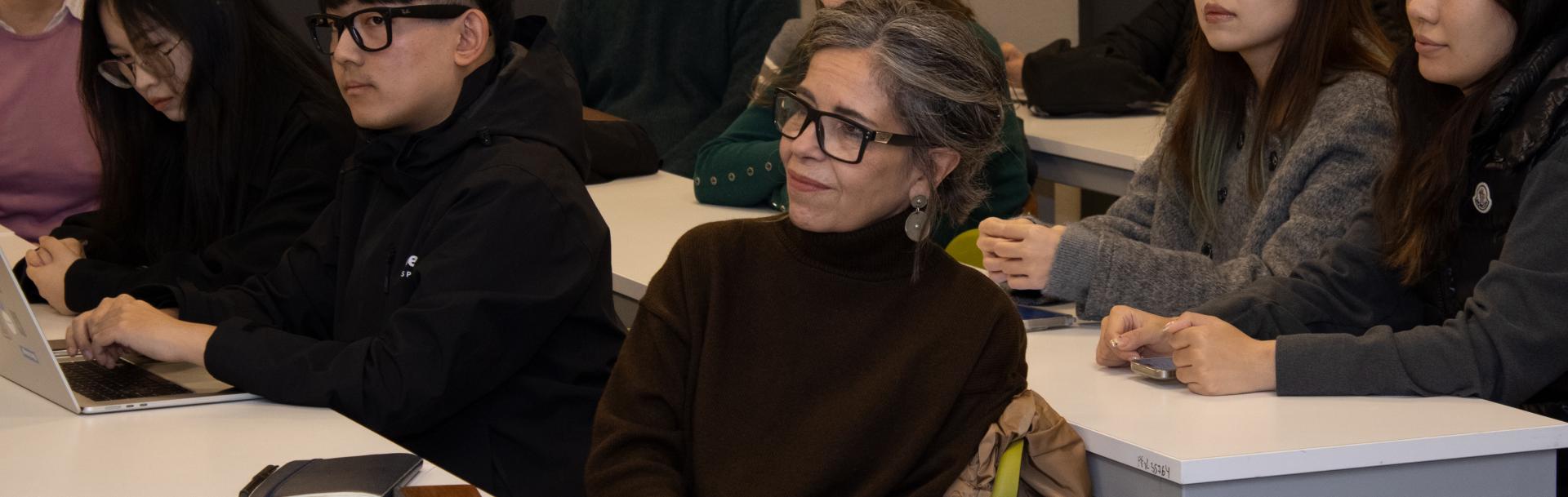 Estudiantes en Puan.