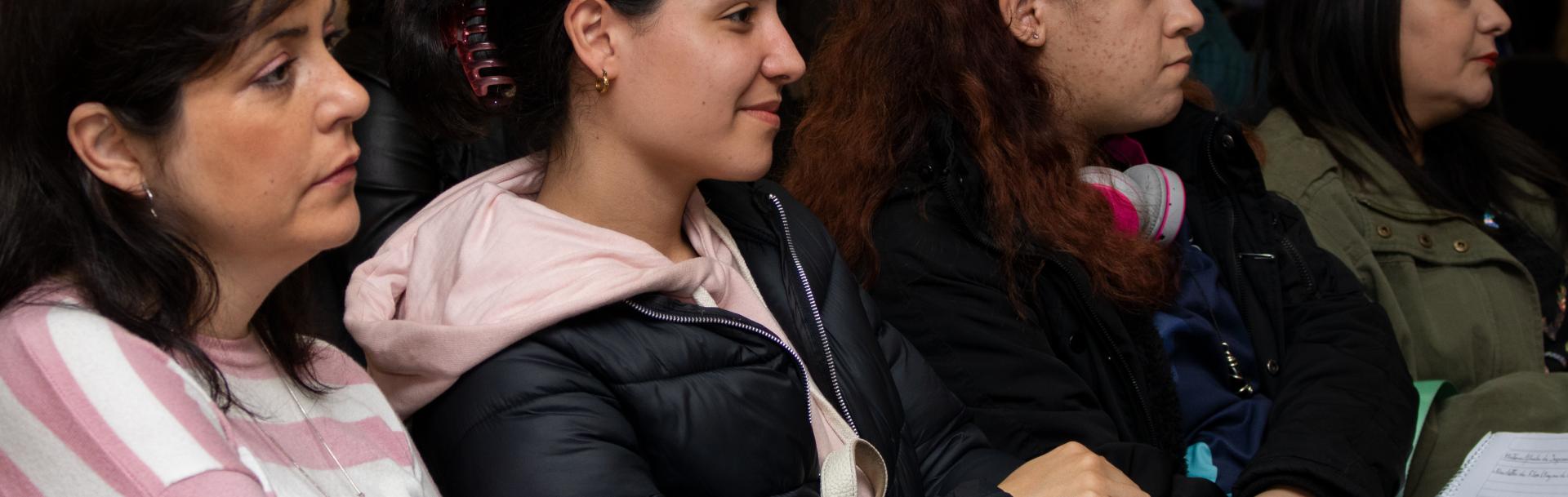 Estudiantes en sede Puan. 